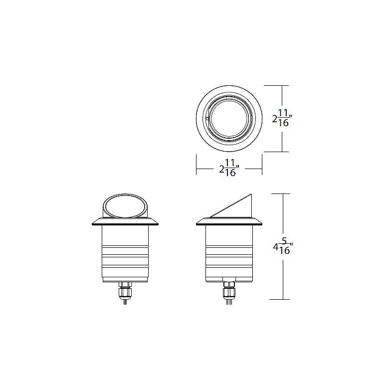 Image 4 Colorscaping 2.44"x2.69" Path Light 1-Light Stainless Steel more views