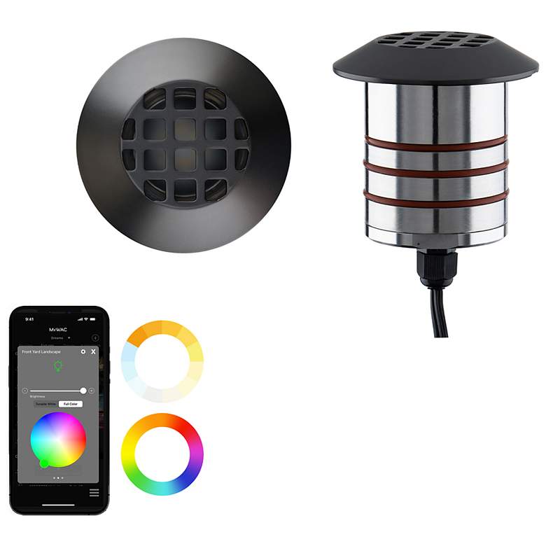 Image 2 Colorscaping 2.44"x2.69" Path Light 1-Light Stainless Steel more views