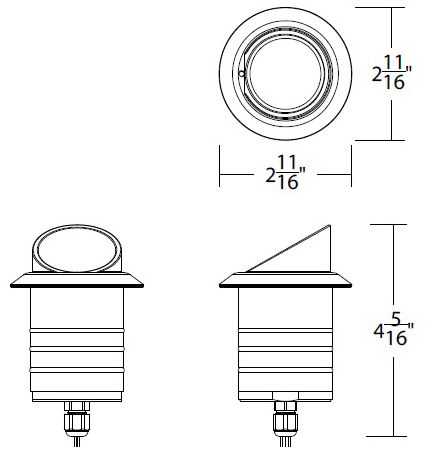 Image 2 Colorscaping 2.75"x2.69" Path Light 1-Light SS Bronze Coat more views