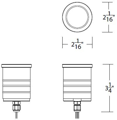 Image 4 Colorscaping 2.75"x2.69" Path Light 1-Light Stainless Steel more views