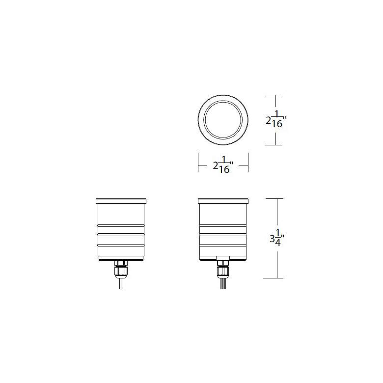 Image 4 Colorscaping 2.75"x2.69" Path Light 1-Light Stainless Steel more views