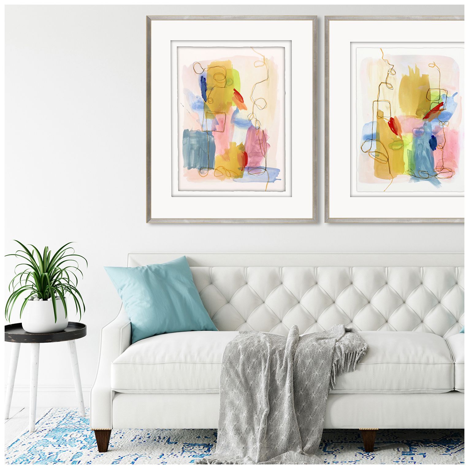 Image 4 Colorways I 31"W x 37"H Framed Art more views