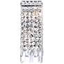 1_Colosseum 14" High Chrome and Crystal Wall Sconce