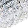 2_Colosseum 16"W Chrome Drum Ceiling Light with Clear Crystal more views