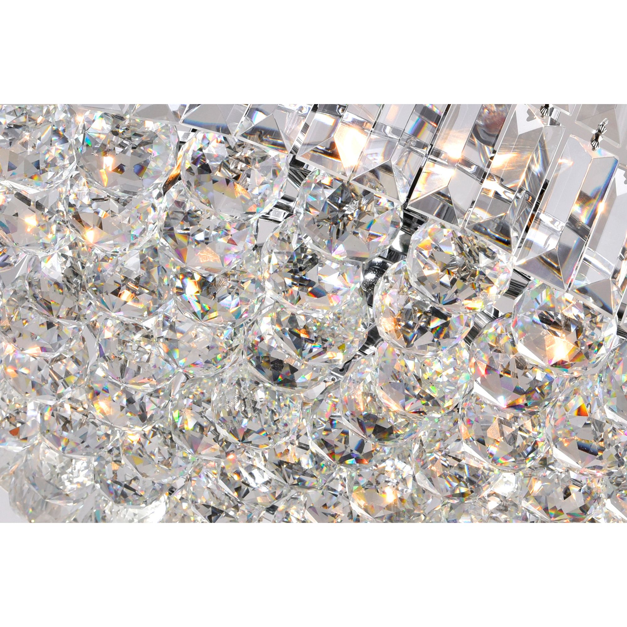 Image 3 Colosseum 20" Wide Chrome and Crystal 8-Light Chandelier more views