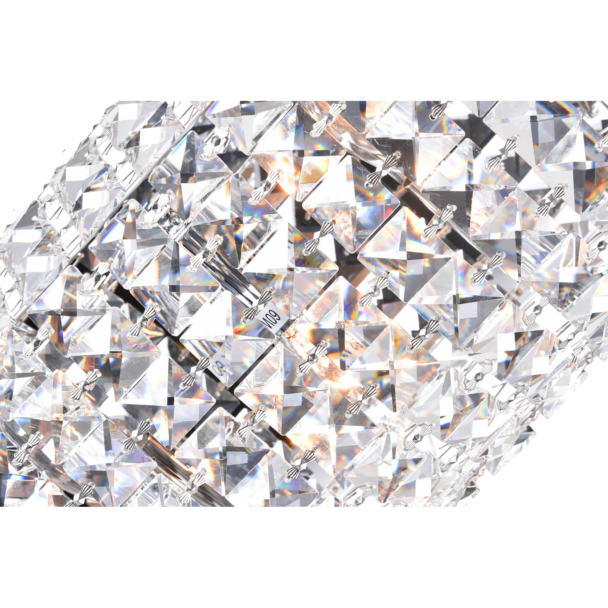 Image 3 Colosseum 4 Light 6in Chrome Bathroom Sconce with Crystals more views