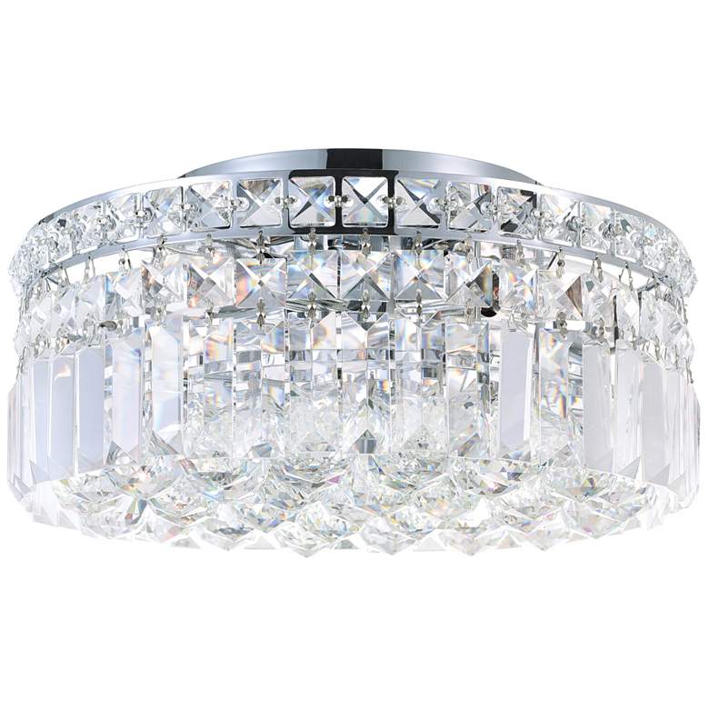 Image 1 Colosseum 4 Light Flush Mount With Chrome Finish