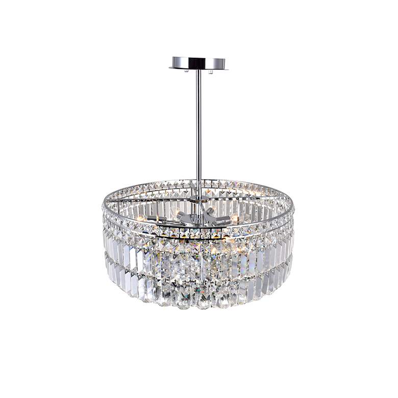 Image 2 Colosseum 8 Light Down Chandelier With Chrome Finish more views