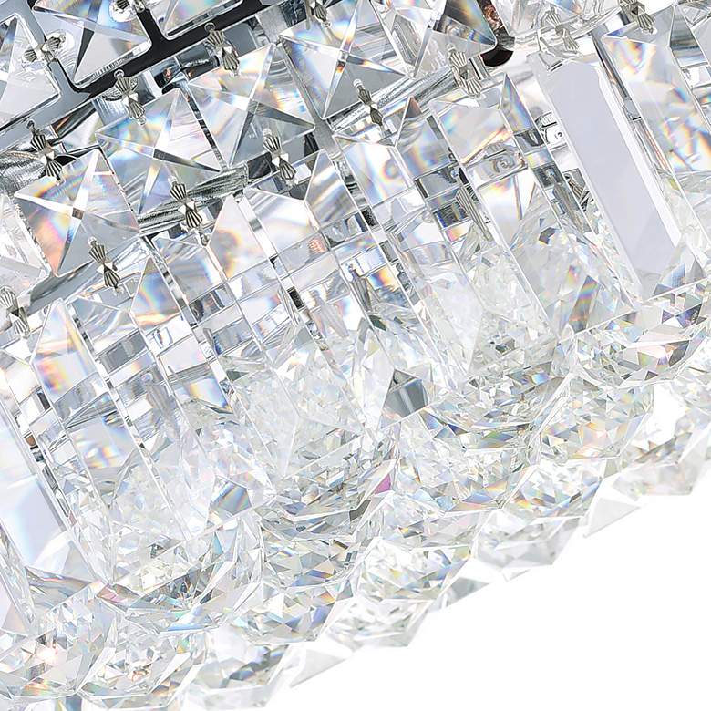 Image 2 Colosseum 8 Light Flush Mount With Chrome Finish more views