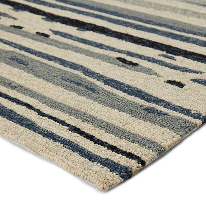 Colours Sketchy Lines CO08 5&#39;x7&#39;6&quot; Silver and Blue Area Rug more views