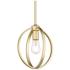 Colson 10" Wide Olympic Gold Ring Mini Pendant