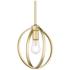 Colson 9 7/8" Wide Olympic Gold 1-Light Mini Pendant