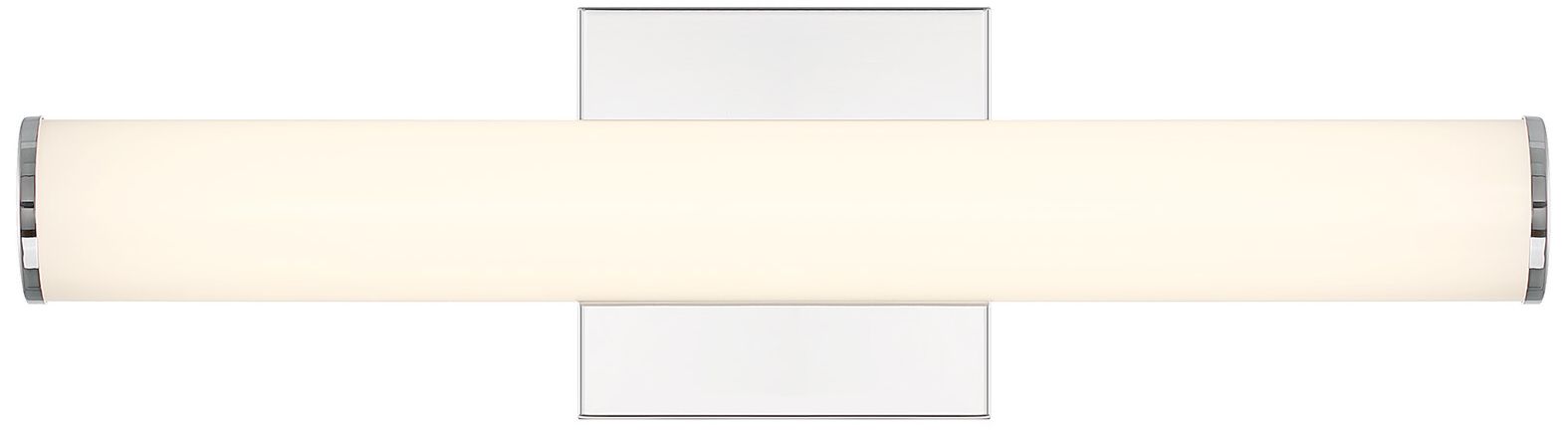 Colt 18" Contemporary LED Cylinder Vanity Light in Chrome