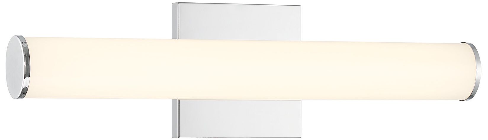 Image 3 Colt 18" Contemporary LED Cylinder Vanity Light in Chrome more views