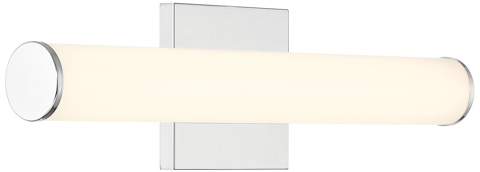 Image 4 Colt 18" Contemporary LED Cylinder Vanity Light in Chrome more views