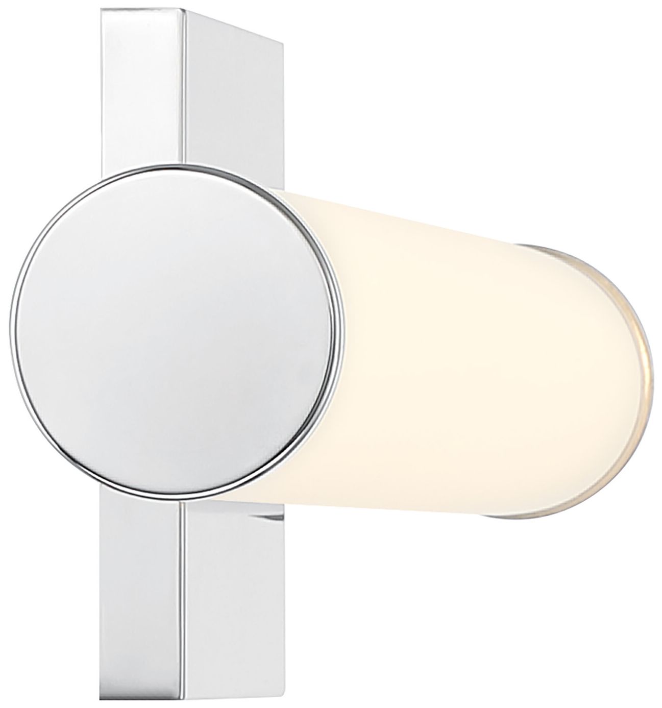 Image 5 Colt 18" Contemporary LED Cylinder Vanity Light in Chrome more views