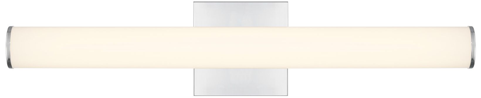 Colt 24" Contemporary LED Cylinder Vanity Light in Chrome