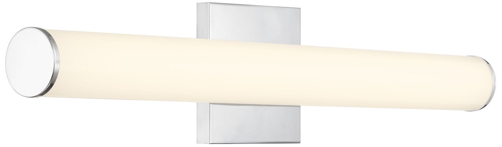 Image 4 Colt 24" Contemporary LED Cylinder Vanity Light in Chrome more views
