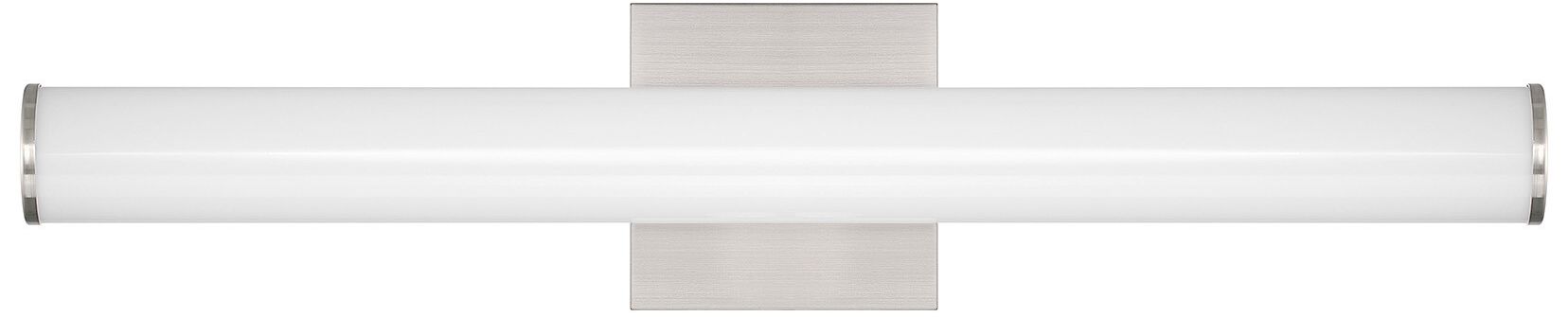 Image 2 Colt 24" Contemporary LED Cylinder Vanity Light in Satin Nickel more views