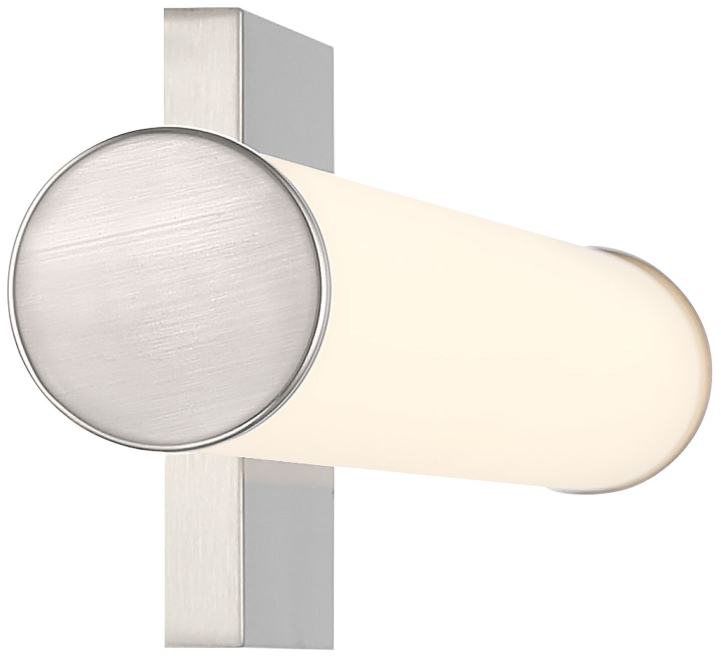 Image 5 Colt 24" Contemporary LED Cylinder Vanity Light in Satin Nickel more views