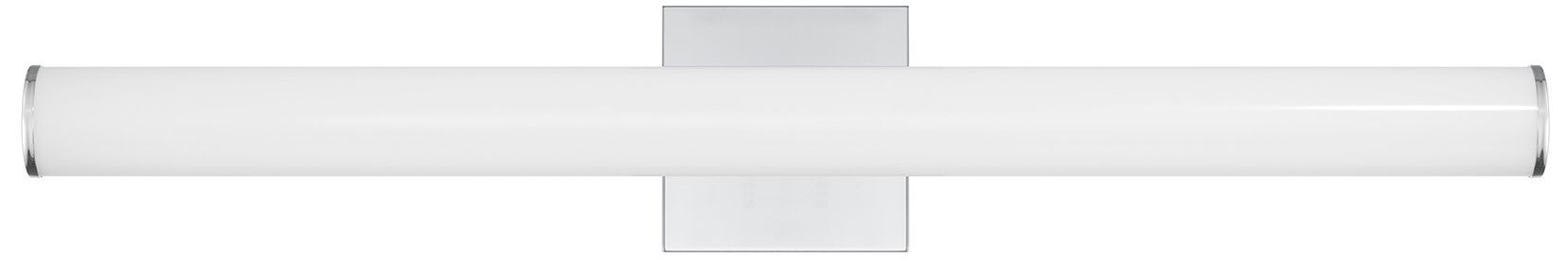 Image 2 Colt 30" Contemporary LED Cylinder Vanity Light in Chrome more views