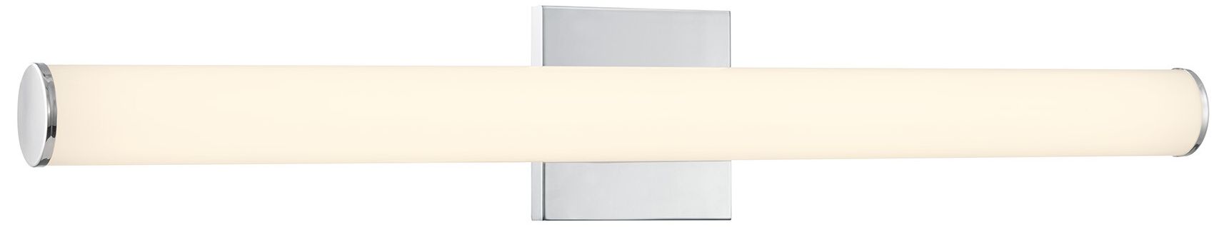 Image 3 Colt 30" Contemporary LED Cylinder Vanity Light in Chrome more views
