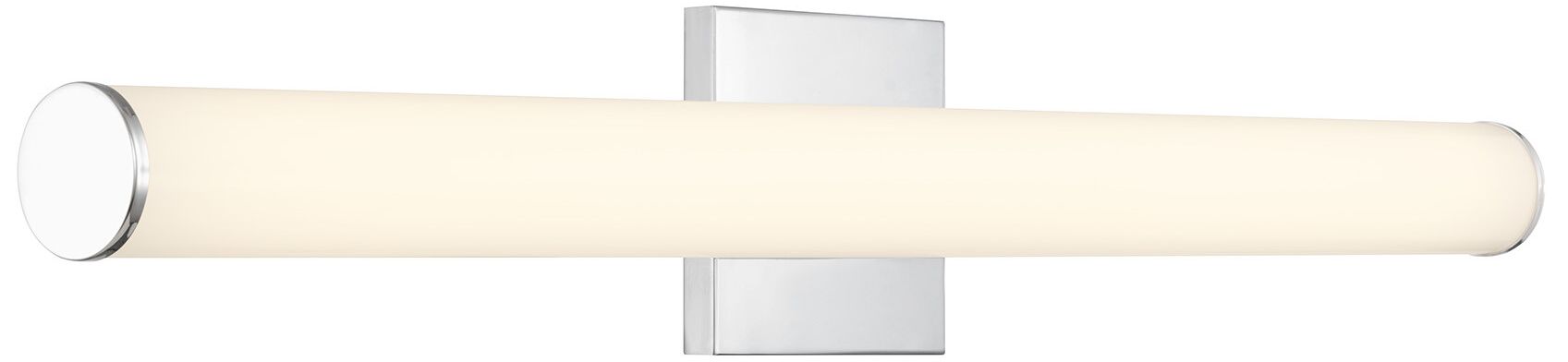 Image 4 Colt 30" Contemporary LED Cylinder Vanity Light in Chrome more views