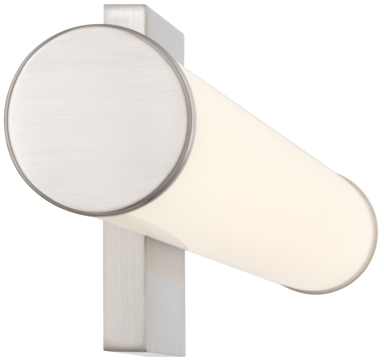 Image 5 Colt 30" Contemporary LED Cylinder Vanity Light in Satin Nickel more views