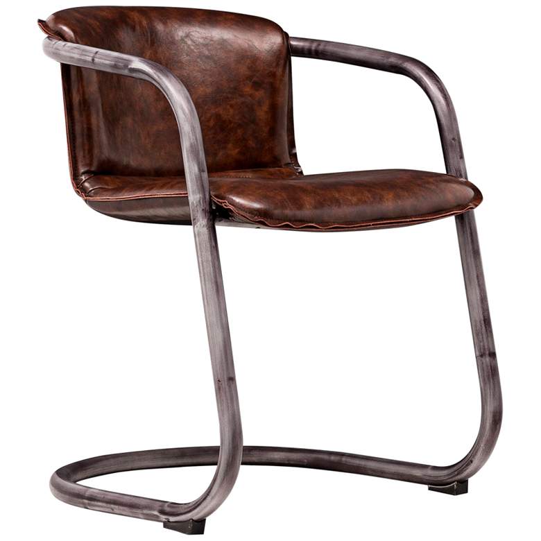 Image 1 Colt Brown Eco Leather Armchair