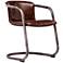 Colt Brown Eco Leather Armchair