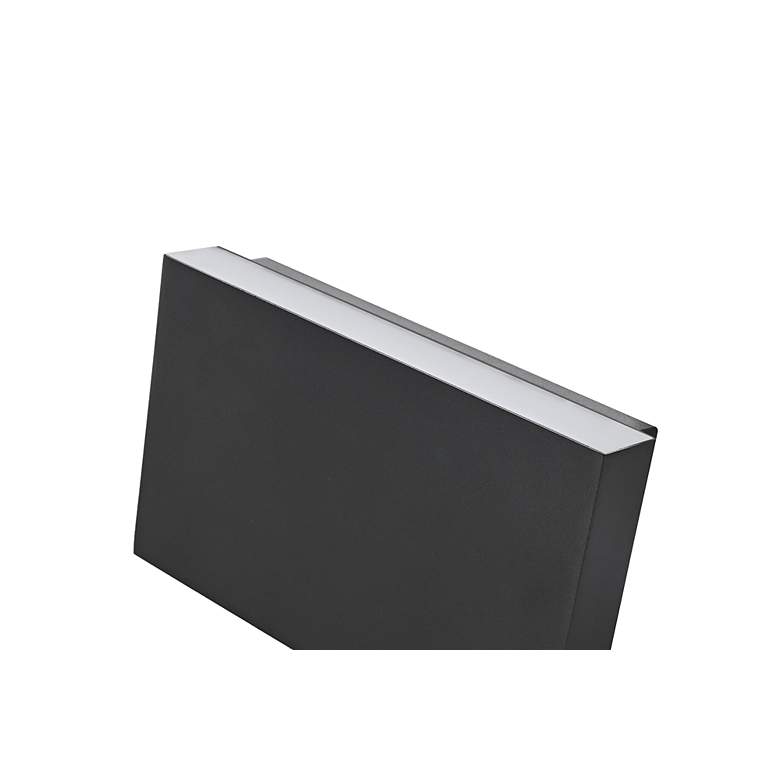 Image 5 Colter 5" High Black LED Outdoor Wall Light more views