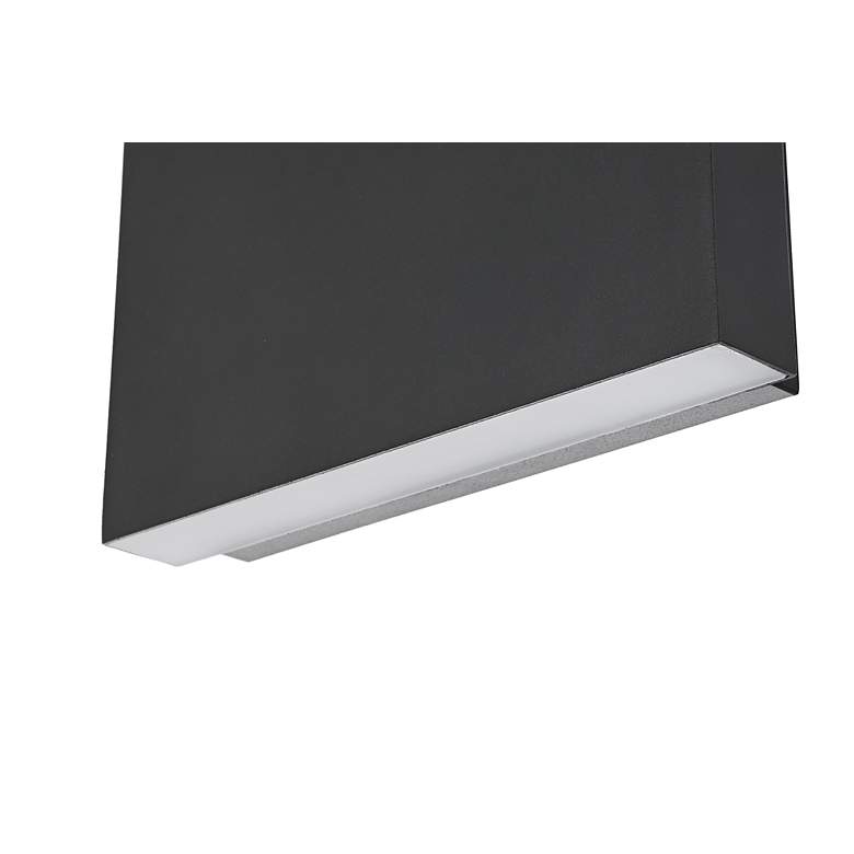 Image 6 Colter 5" High Black LED Outdoor Wall Light more views