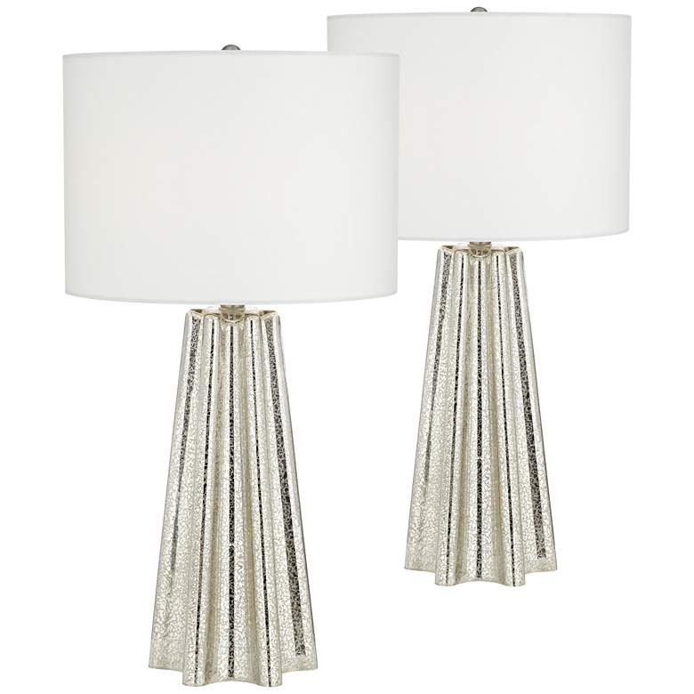 Image 1 Colter Mercury Glass Table Lamp Set of 2