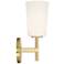 Colton 1 Light Aged Brass Wall Mount