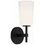 1_Colton 1 Light Black Wall Mount