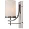Colton 1-Light Wall Sconce in Satin Nickel