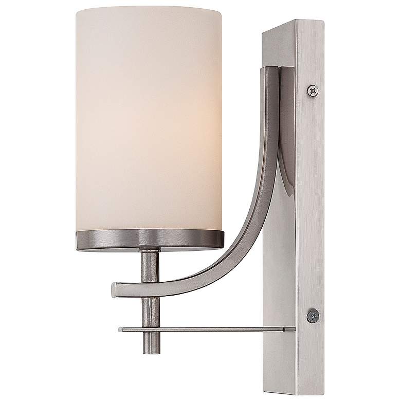 Image 1 Colton 1-Light Wall Sconce in Satin Nickel