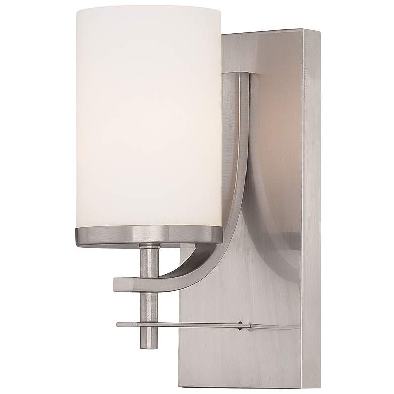 Image 2 Colton 1-Light Wall Sconce in Satin Nickel more views
