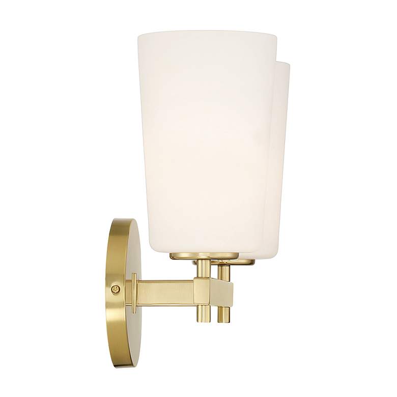 Image 3 Colton 2 Light Aged Brass Wall Mount more views
