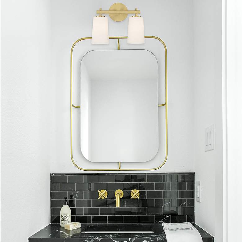 Image 6 Colton 2 Light Aged Brass Wall Mount more views