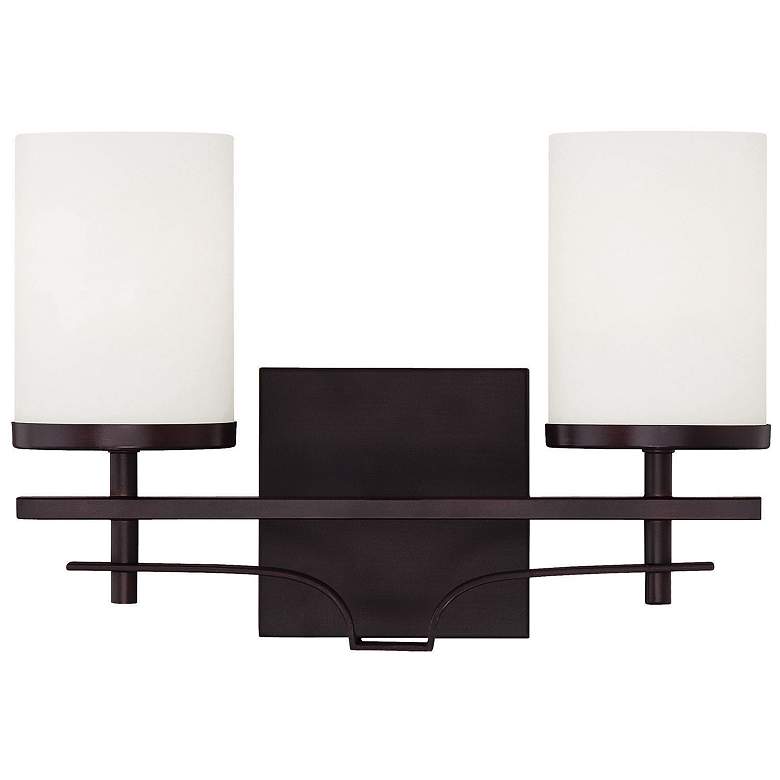 Image 1 Colton 2-Light Bathroom Vanity Light in English Bronze