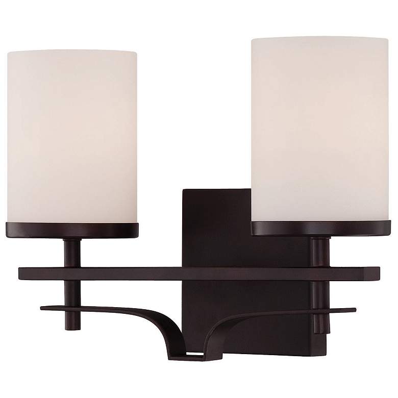 Image 2 Colton 2-Light Bathroom Vanity Light in English Bronze more views