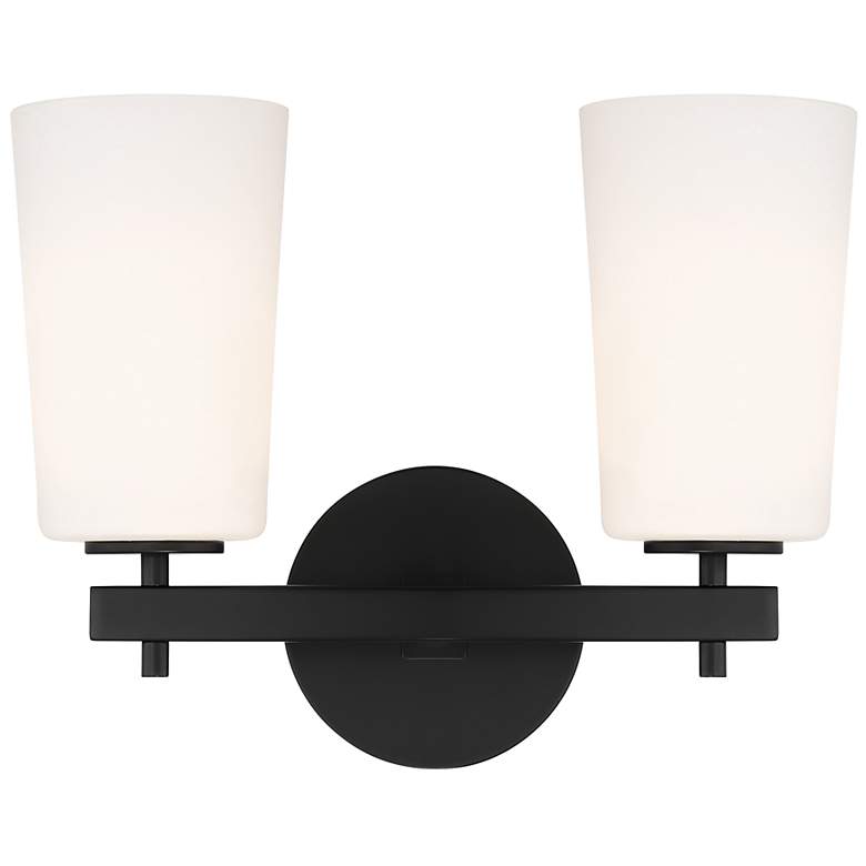 Image 1 Colton 2 Light Black Wall Mount