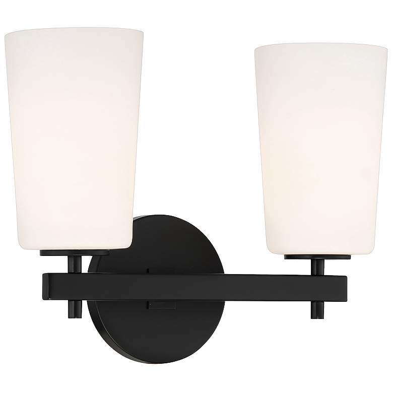Image 2 Colton 2 Light Black Wall Mount more views