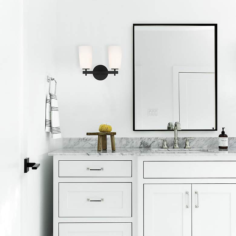 Image 6 Colton 2 Light Black Wall Mount more views