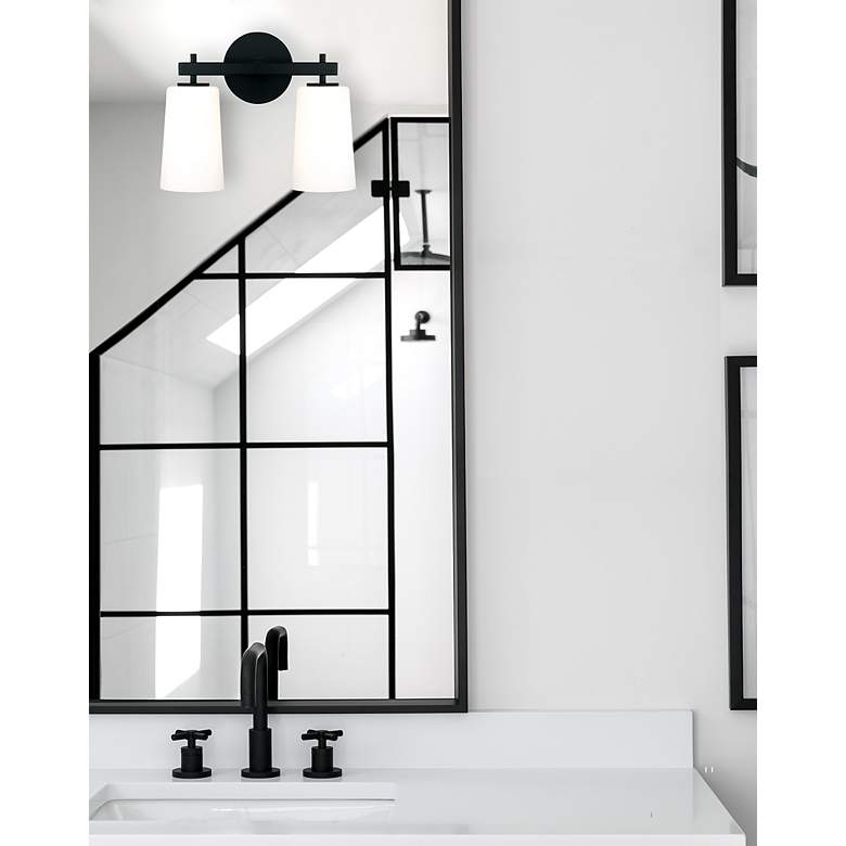 Image 7 Colton 2 Light Black Wall Mount more views