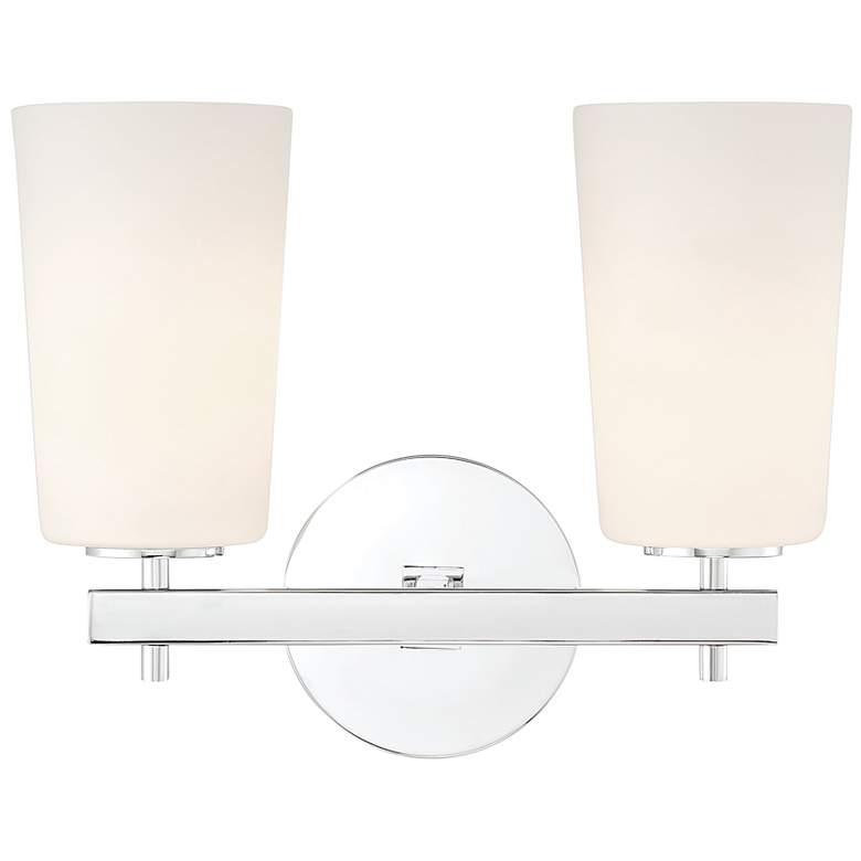 Image 1 Colton 2 Light Polished Chrome Wall Mount