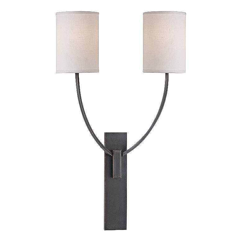 Image 1 Colton 24 1/2" High 2-Light Old Bronze Wall Sconce