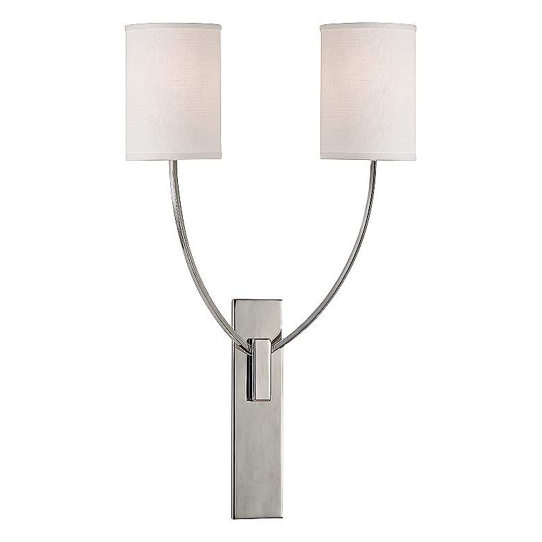 Image 1 Colton 24 1/2" High 2-Light Polished Nickel Wall Sconce
