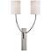 Colton 24 1/2" High 2-Light Polished Nickel Wall Sconce